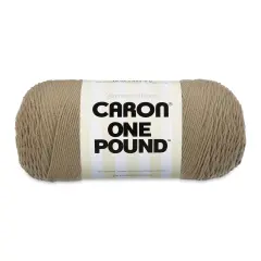 Caron One Pound Acrylic Yarn - 1 lb, 4-Ply, Taupe