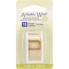 Artistic Wire 18 Gauge 4yd-Brass