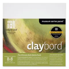 Ampersand Claybord - 8" x 8", 1-1/2" Cradled