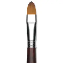 Escoda Prado Tame Synthetic Brush - Bright, Short Handle, Size 16