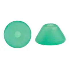 Konos Par Puca&reg; Czech glass bead, Frost Jade Matte, 10 grams