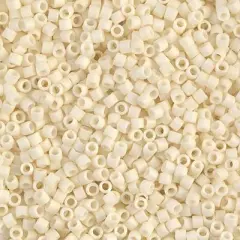 Miyuki Delica Bead 10/0, DBM0352, Matte Opaque Cream