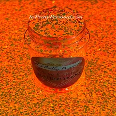 &ldquo;ORANGE Light Show XL&rdquo;-GLOW Glitter
