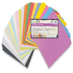 Pacon Scrapbook Papers - 12" x 12", Assorted, 160 Sheets