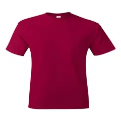 Hanes&reg; Authentic Crewneck Short Sleeve T-Shirt Deep Red