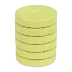 Richeson Tempera Cakes - Yellow Gold Metallic, Pkg of 6