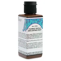 Alpha6 AlphaFlex Textile and Leather Paint - Medium Brown, 147 ml, Bottle