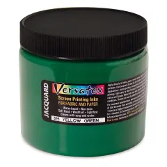 Jacquard Versatex Screen Printing Ink - Yellow Green, 16 oz jar