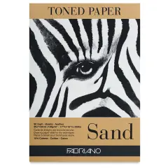 Fabriano Toned Paper Pad - 11-3/4" x 16-1/2", Sand