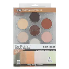 PanPastel Artists' Painting Pastels Set - Skin Tones, Set of 7