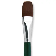 Silver Brush Ruby Satin Synthetic Brush - Bright, Size 26, Short Handle