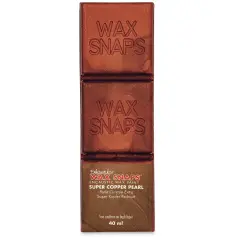 Enkaustikos Wax Snaps Encaustic Paints - Super Copper Pearl, 40 ml cake