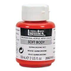 Liquitex Soft Body Artist Acrylics - Quinacridone Red, 59 ml bottle