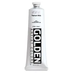 Golden Heavy Body Artist Acrylics - Titanium White, 5 oz Tube