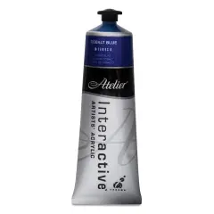 Chroma Atelier Interactive Artists' Acrylics - Cobalt Blue, 80 ml tube