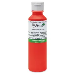 Tri-Art Liquid Artist Acrylics - Naphthol Red Light, 120 ml bottle