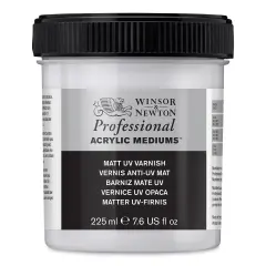 Winsor & Newton Artists' Acrylic UV Varnish - Matte, 225 ml jar