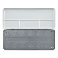 Empty Metal Watercolor Tin - Empty Tin for 12 Colors