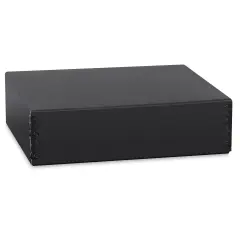 Lineco Museum Storage Box - 10" x 8" x 3", Black