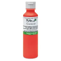 Tri-Art Liquid Artist Acrylics - Pyrrole Red Light, 120 ml bottle
