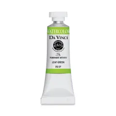 Da Vinci Artists' Permanent Watercolor - Leaf Green, 15 ml tube
