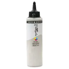 Daler-Rowney System3 Fluid Acrylic - Silver Imitation, 250 ml
