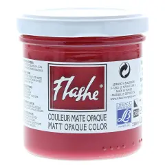 Lefranc & Bourgeois Flashe Vinyl Paint - Carmine Red, 125 ml jar