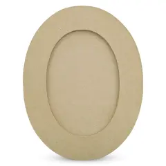 DecoPatch Paper Mache Frame - Oval, 11-7/8" x 9-1/4" x 3/8"