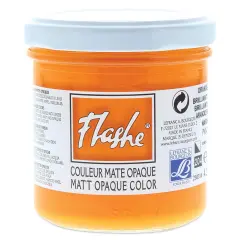 Lefranc & Bourgeois Flashe Vinyl Paint - Japanese Orange, 125 ml jar