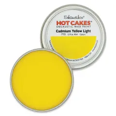 Enkaustikos Hot Cakes Encaustic Paint - Cadmium Yellow Light, 45 ml tin