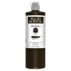 Da Vinci Fluid Acrylics - Sepia, 16 oz bottle