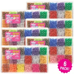Multipack of 6 - Bead Extravaganza Bead Box Kit 19.75oz-All Sparkle
