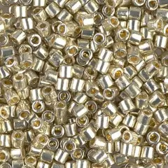 Miyuki Delica Bead 8/0, DBL1831, Duracoat Galvanized Silver