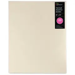 UArt Premium Sanded Pastel Paper Board - 16" x 20", Neutral, 280 Grit