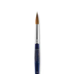 Escoda Optimo Kolinsky Sable Brush - Pointed Round, Short Handle, Size 10