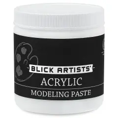 Blick Artists Acrylic Medium - Blick Artists' Acrylic Modeling Paste, 32 oz