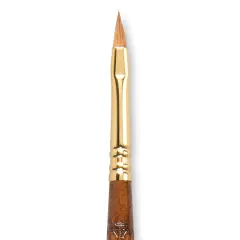 Escoda Reserva Kolinsky-Tajmyr Sable Brush - Filbert, Long Handle, Size 4