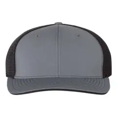 Richardson&reg; Pulse Sportmesh Flex Cap Charc/ Black Split