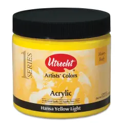 Utrecht Artists' Acrylic Paint - Hansa Yellow Light, Pint