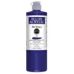 Da Vinci Fluid Acrylics - Dioxazine Purple, 16 oz bottle