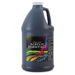 Chromacryl Acrylic Essentials - Black, Half Gallon