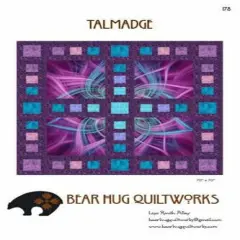 Talmadge Quilt Pattern - Pattern by Lisa Alley - 70" x 70"by Bear Hug Quilt...