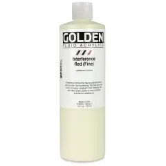 Golden Fluid Acrylics - Interference Red (Fine), 16 oz bottle