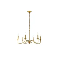 Rohan 30 inch chandelier in brass