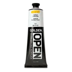 Golden Open Acrylics - Cadmium Yellow Dark, 5 oz Tube