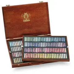 Schmincke Soft Pastel Set - Assorted Colors, Wood Box, Set of 200