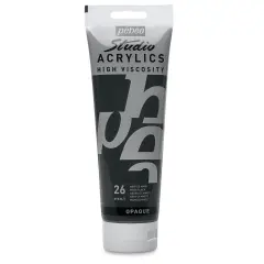 Pebeo High Viscosity Acrylics - Mars Black, 250 ml tube