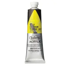 Holbein Heavy Body Artist Acrylics - Cadmium Yellow Light, 60 ml tube