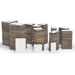 Ampersand Clayboard Art Tiles- Assorted Sizes, 10 lb Box