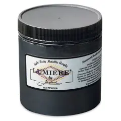 Jacquard Lumiere Acrylic - Pewter, 8 oz Jar